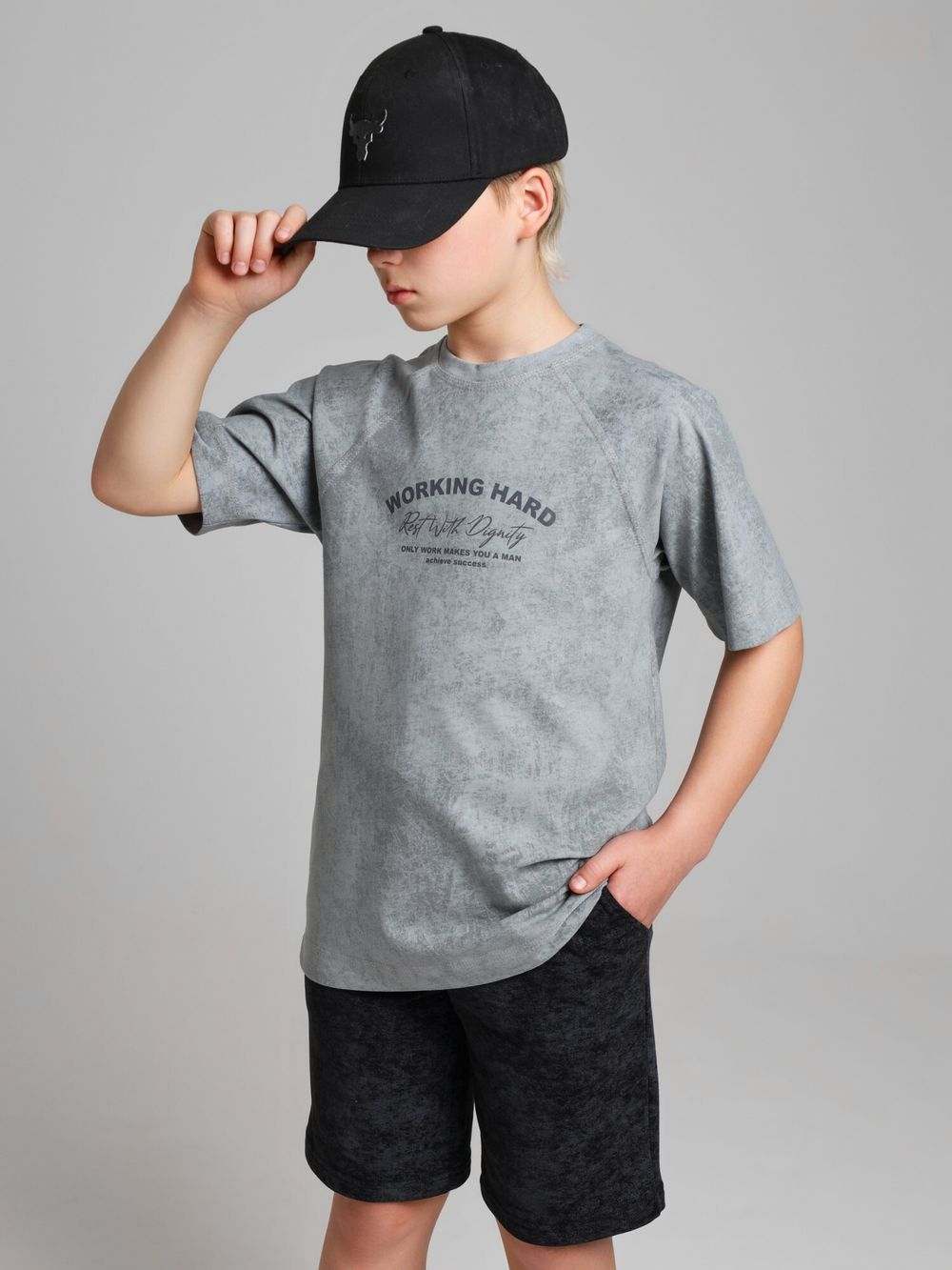 Фуфайка для мальчика Сидней-2 Виотекс СЕРЫЙ