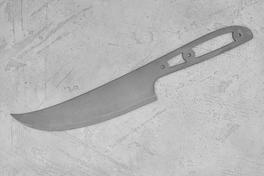 Заготовка для ножа, сталь VG-10 2,8мм. Модель "Геликон НП175" с клинком 175мм, ТО 62-63HRC