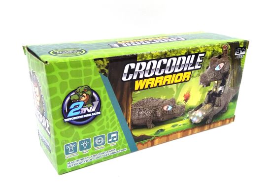Музыкальный Крокодил Воин 2в1