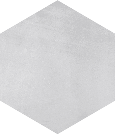 Geotiles Starkhex Argent 25.8x29