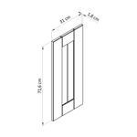 Фальшпанель для кухни Вестфалия, 31х2х72, массив сосны, Dipriz