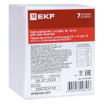 Переключатель кулачковый ПК-1-11 25А 1P "0-1" с блокировкой IP65 EKF PROxima