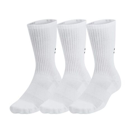 Теннисные носки Under Armour Training Cotton 3P - white/black