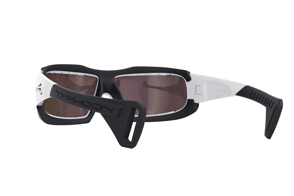 Спортивные очки LiP Typhoon / Gloss White - Black / Zeiss/ PA Polarized / Rose Gold Lens