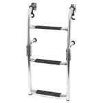 Трап складной с вертикальным креплением, 3 черных ступени (ширина 270 мм.) (10269503)