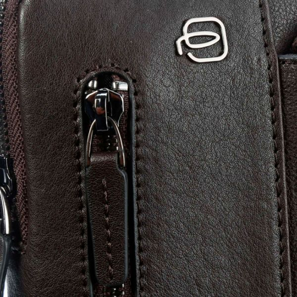 Сумка кросс-боди Piquadro Black Square/Dark brown