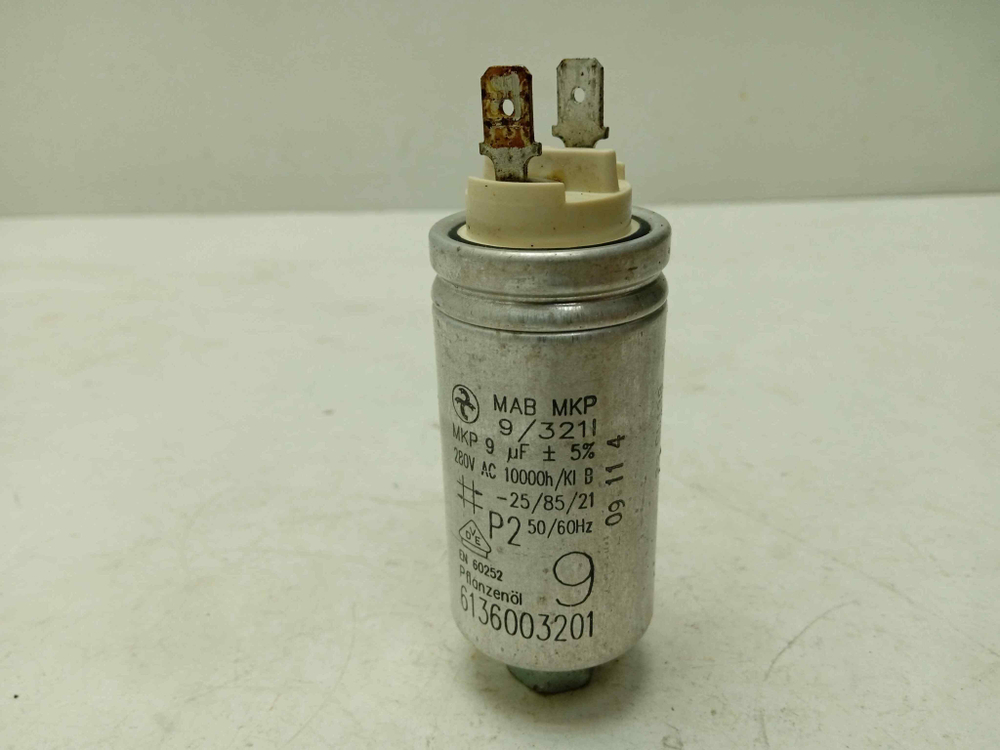 SGV43E43RU ктп20 Конденсатор 9 Мф для посудомоечной машины Bosch SGV43E43RU б/у