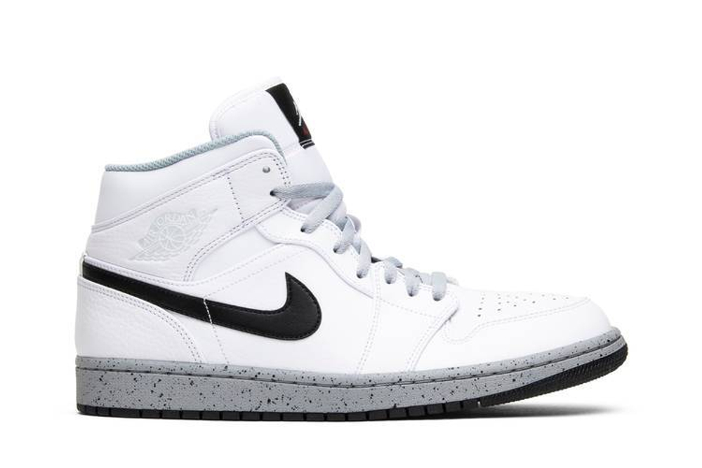 Кроссовки Jordan Air Jordan 1 Mid White Cement