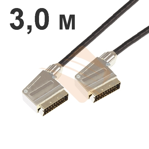 шнур Сигнал  Скарт -Скарт  3,0 м 21Pin