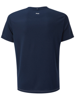 Футболка для мальчика теннисная Fila T-Shirt Steve Boys - white/peacoat blue