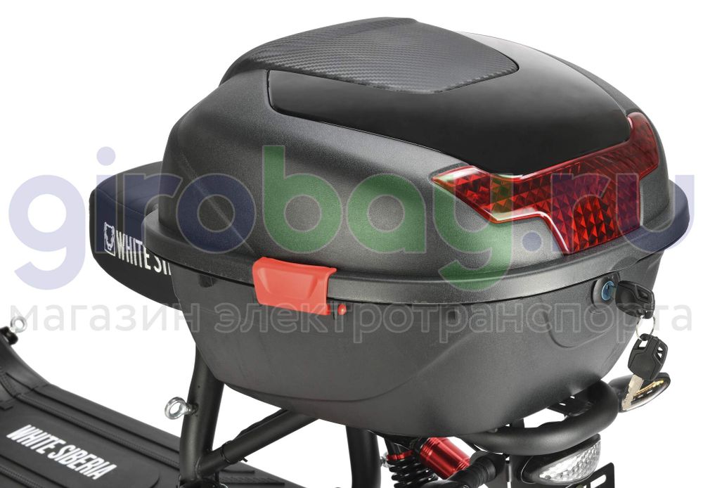Электроскутер WHITE SIBERIA MINI R 2500w 3.0 (60V/21Ah) - Черный фото №16