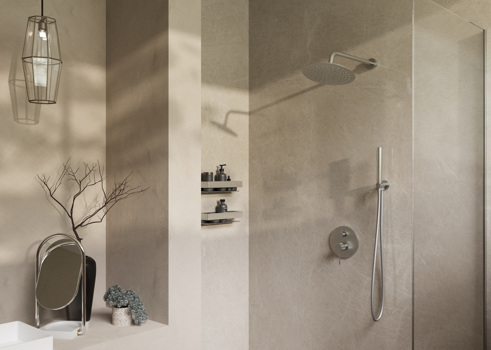 Душевой комплект Vincea Desire VSFW-1D1BN встраиваемый, 2 режима, 25см S304 верх душ, брашированный никель