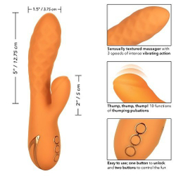 Вибромассажер кролик Newport Beach Babe с функцией «пульсирующее воздействие»