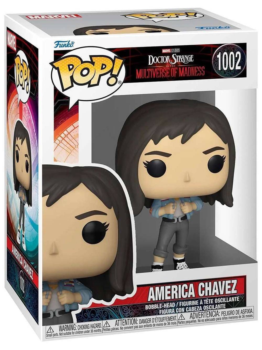 Фигурка Funko POP! Bobble Marvel Doctor Strange in the MoM America Chavez (1002) 60920