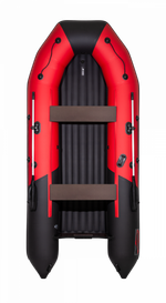 Таймень NX 4000 НДНД PRO красный/черный + KAMISU T 9.9 BMS (комплект лодка + мотор)