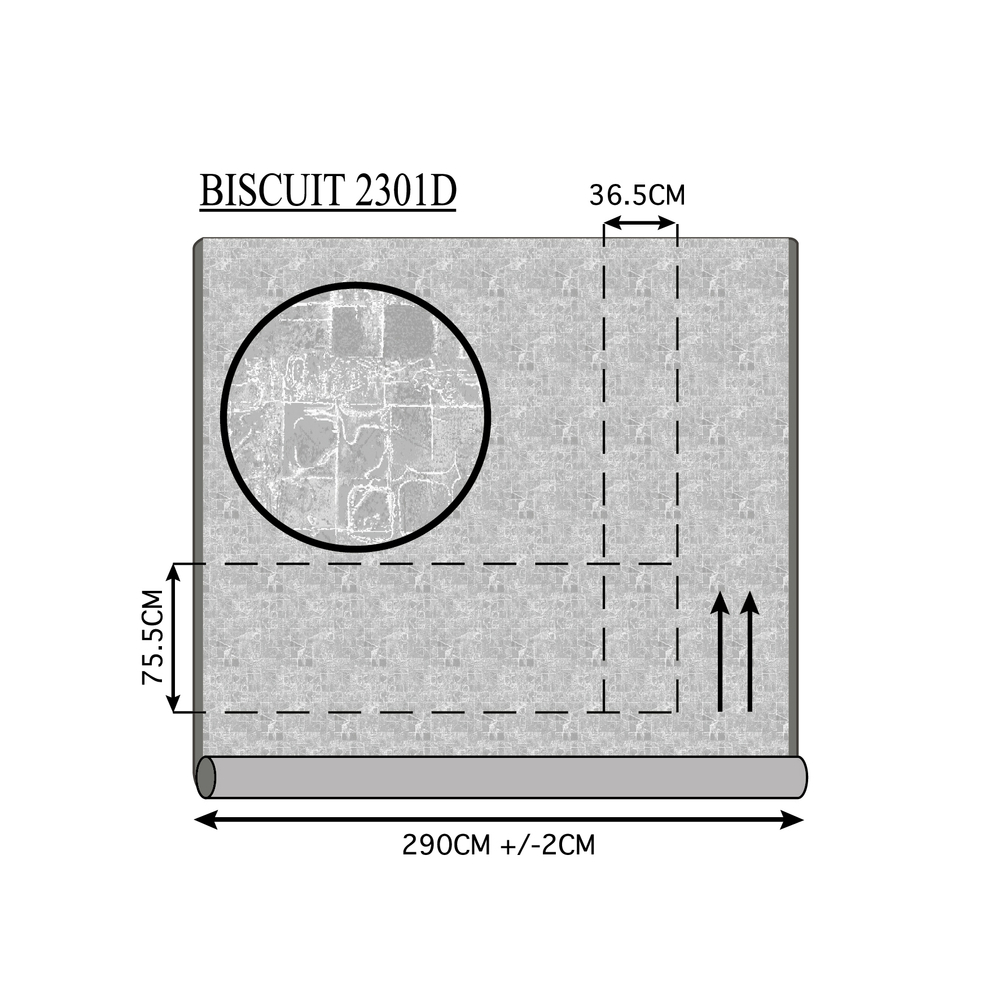 Портьерная ткань dimout арт. 2301 D col. 3а коллекции "Biscuit"