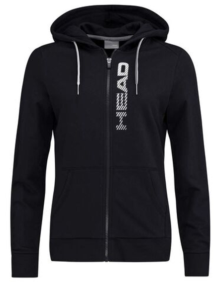Женская теннисная куртка Head Club Greta Hoodie FZ W - Black