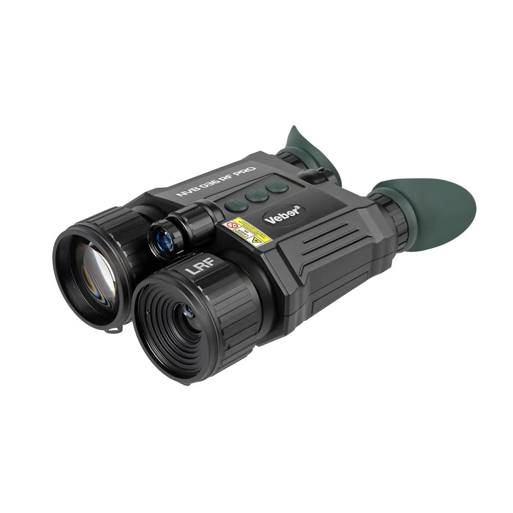 Бинокль ночного видения Veber NVB 036 RF PRO цифровой, передний ракурс с объективами и кнопками