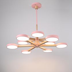 Люстра на штанге TURNA DBL L12 Pink