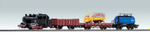 Стартовый набор "Грузовой поезд - Паровоз + 3 вагона", аналоговое управление (piko 57113, H0)
