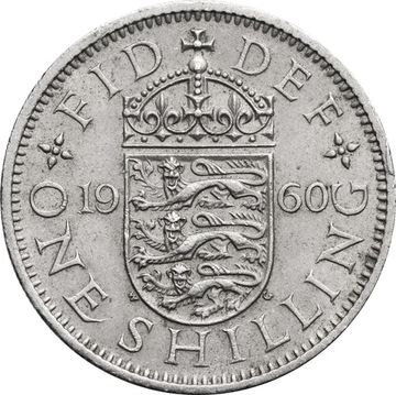 1 шиллинг 1960 Великобритания (Английский герб)