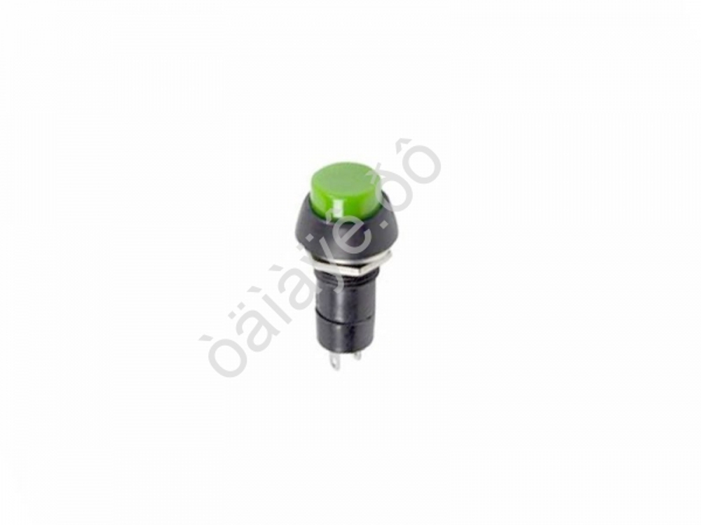 Клавиша-кнопка Круглая БЕЗ фиксации Пластик Зеленая REXANT 363042