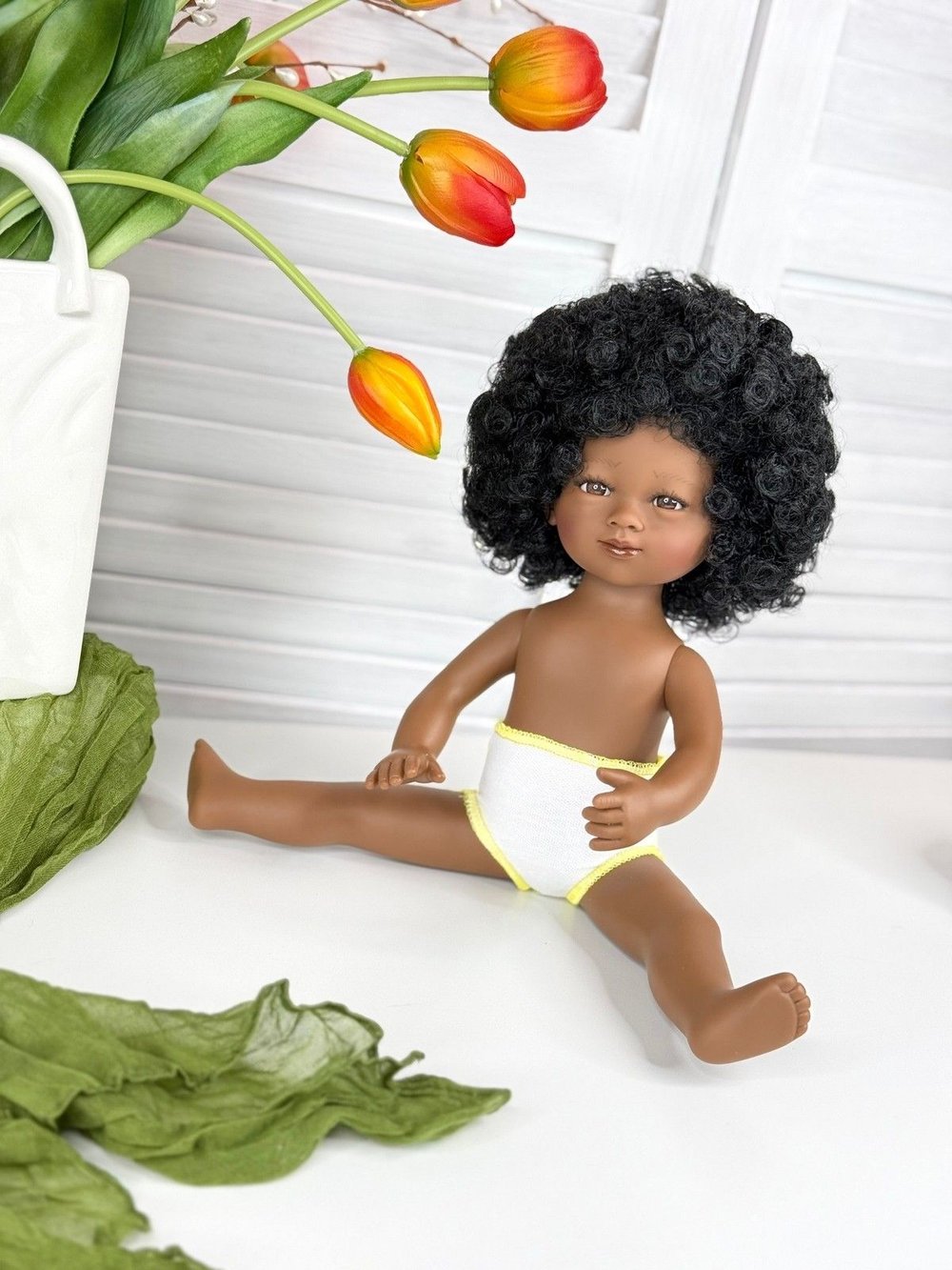 Кукла D Nenes виниловая 34см Celia без одежды (022307W)