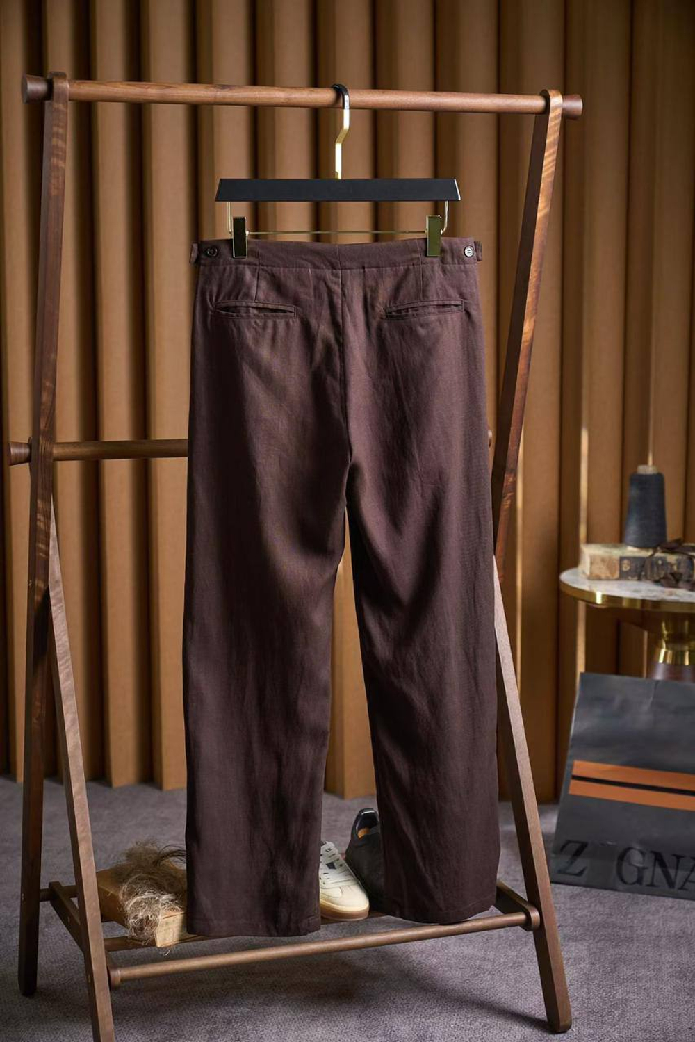 Льняной костюм Zegna