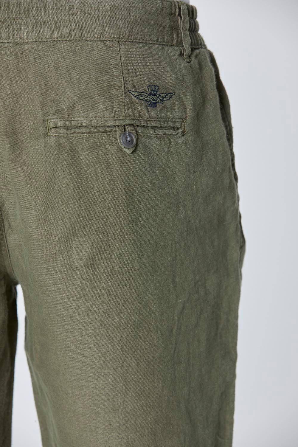 Шорты карго муж. AERONAUTICA 254 хаки (по бокам шорт карманы -КАРГО)