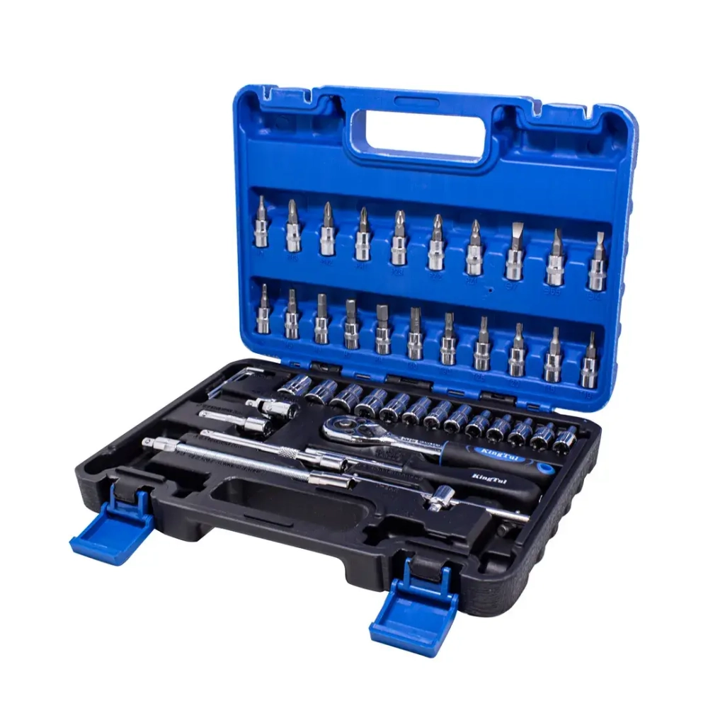 Набор инструмента 46пр. 1/4''(6-гран.)(4-14мм) KINGTUL KT-2462-5 EURO