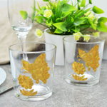 Набор стаканов 6шт 250мл Бабочка 3D (низкие)