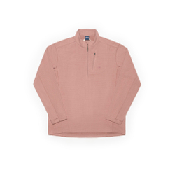 Свитшот Nothomme Blue Monte Stand-Up Collar Checkered Fleece Semi-Zipped Sweatshirt "Gesang Powder"