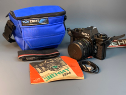 Zenit AM 2 + MC Helios-44K-4 с паспортом и ремнем