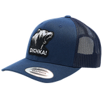 Бейсболка Narval Dichka! Roar Rawcut Black&White с сеткой 6P -