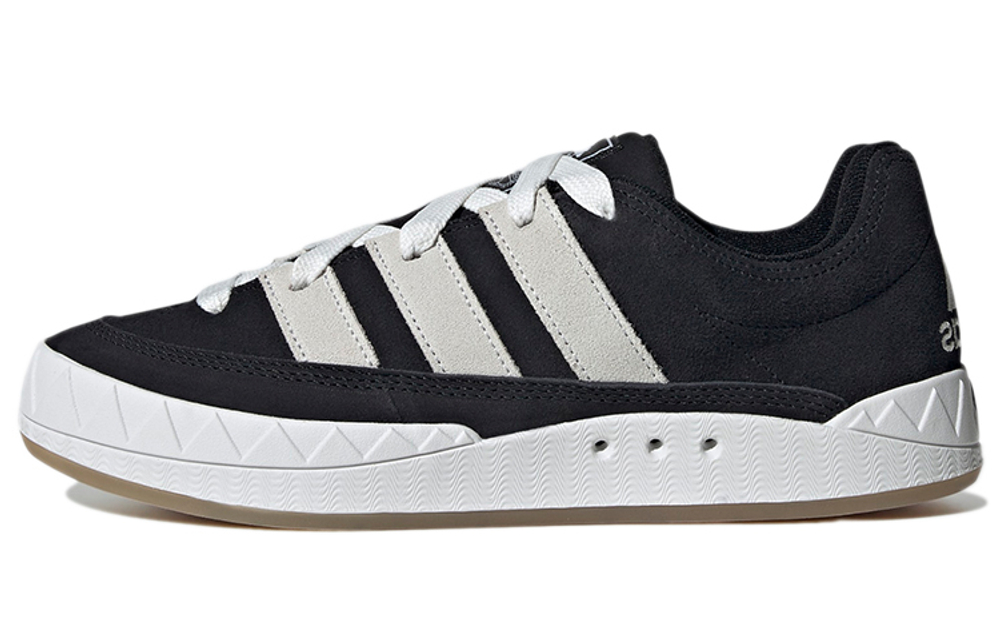 Adidas originals Adimatic Retro Shark Bread Shoes Anti-Slip Wear-Resistant Low-Plate Shoes Same Black Shallow Ash