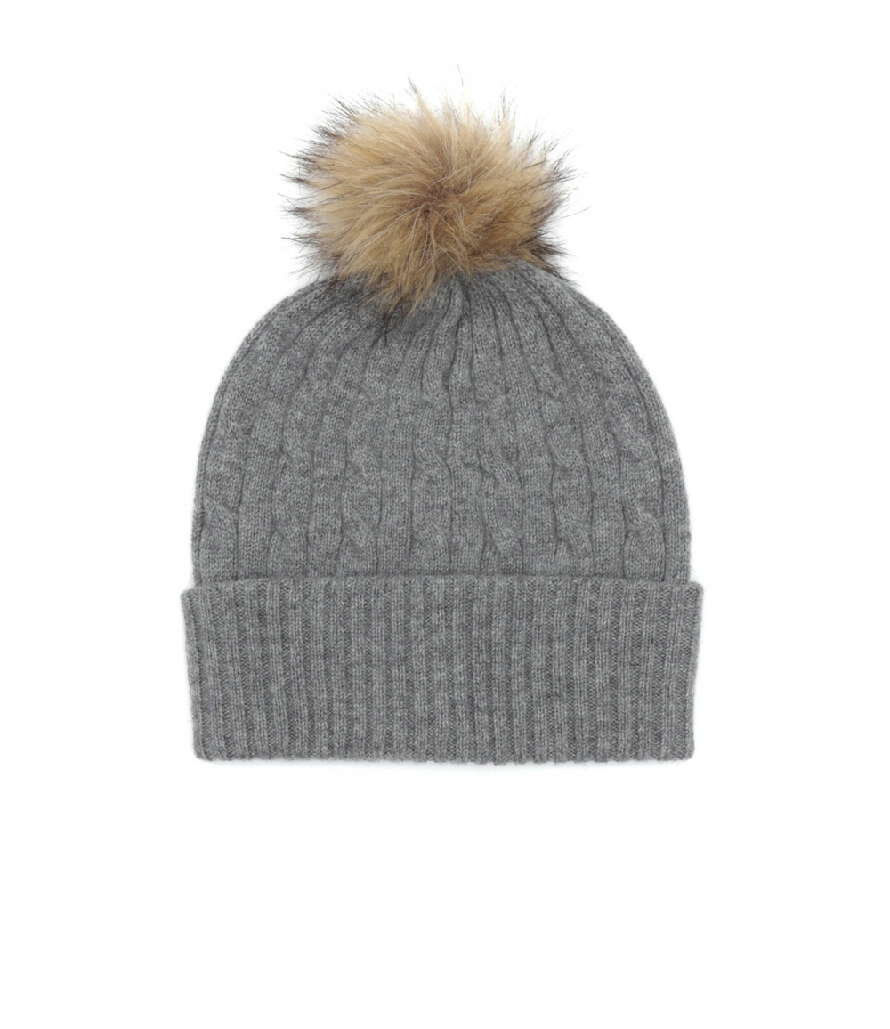 кашемировая шапка POLO RALPH LAUREN - серый(455898836)