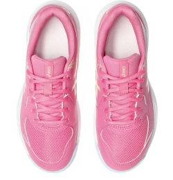 Детские Кроссовки теннисные  Asics Gel-Dedicate 9 GS - dragon fruit/soft yellow