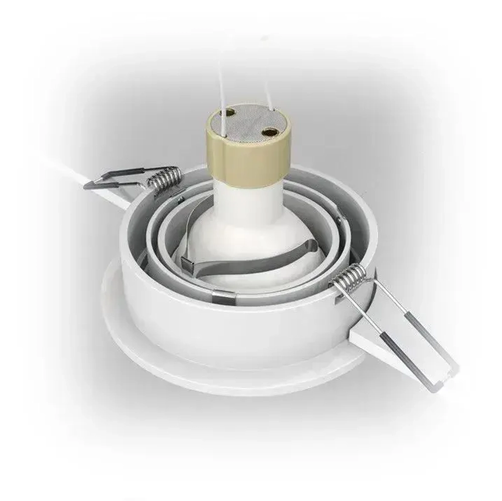 Светильник потолочный встраиваемый Deko Lamp GU5.3 белый точечный спот