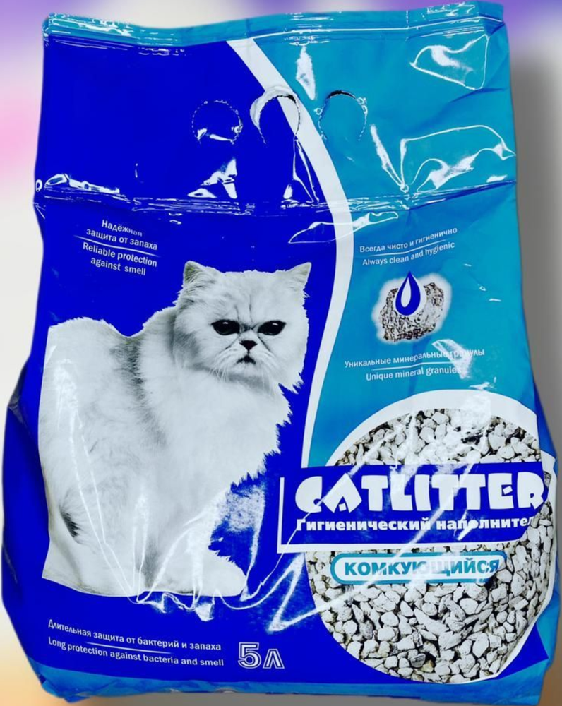 CATLITTER 5л. Комкующийся