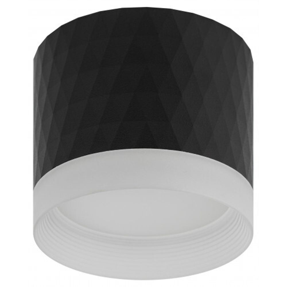 Светильник настенно-потолочный спот ЭРА OL37 BK под GX53 IP20 черный