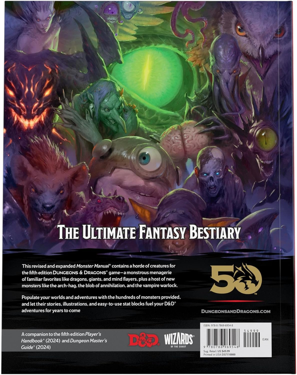 Dungeons & Dragons Monster Manual (D&D Core Rulebook)