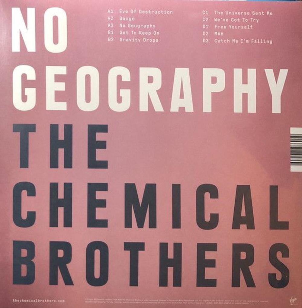 Виниловая пластинка The Chemical Brothers No Geography