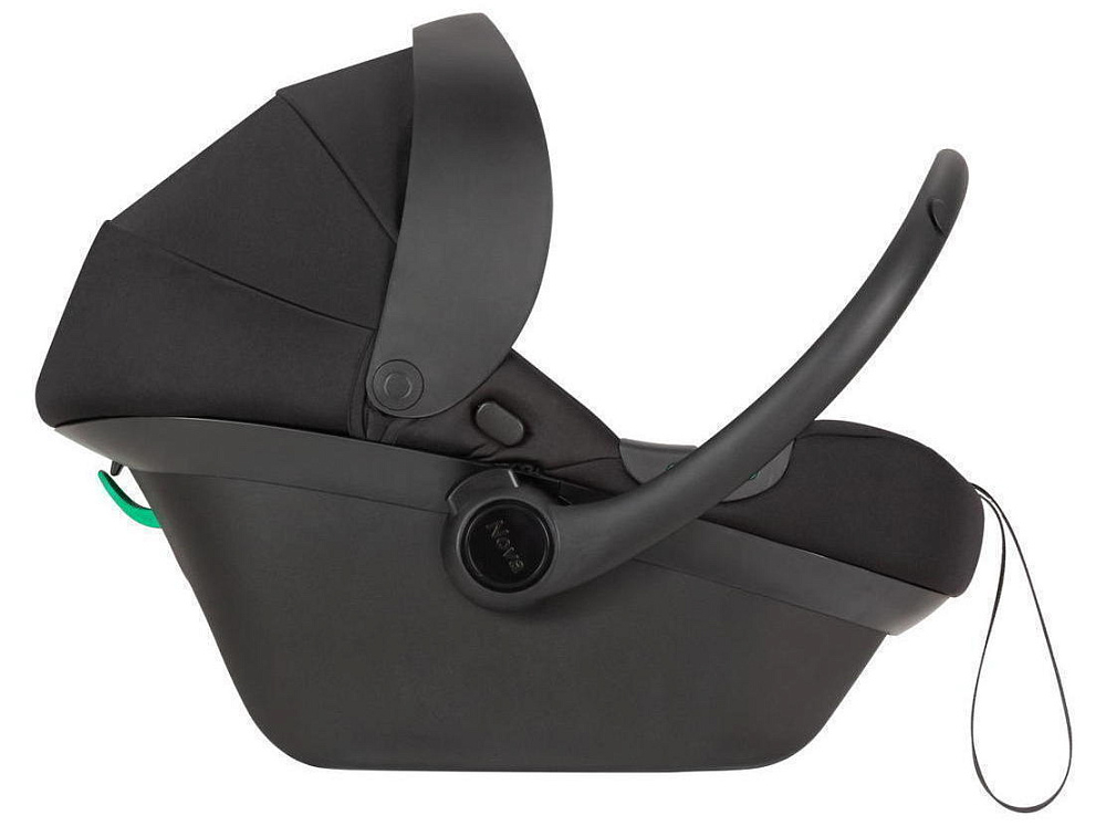 Коляска Carrello Alfa CRL-6522 2025 Nova DK791 Black Line с базой Isofix 4 в 1 Fashion Grey