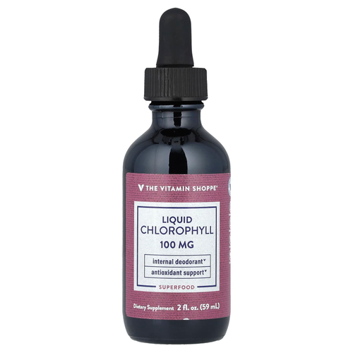 The Vitamin Shoppe, Жидкий хлорофилл, 59 мл (2 жидк. Унции)