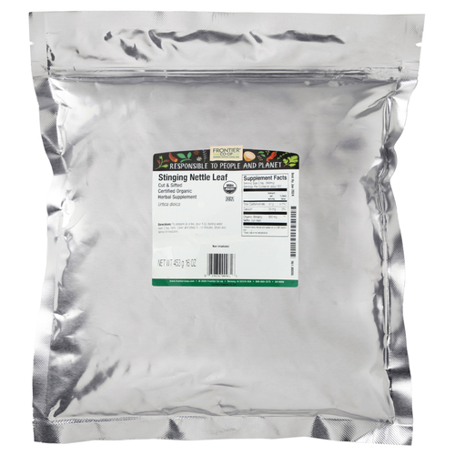 Frontier Co-op, органические нарезанные и просеянные листья крапивы двудомной, 453 г (16 унций)