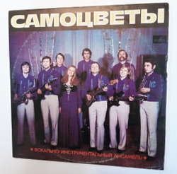 Винтажная виниловая пластинка LP Самоцветы У Нас Молодых Рижский Завод (СССР 1976)