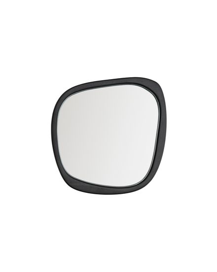 Зеркало из тикового дерева Alura черного цвета 45,5 x 47 см