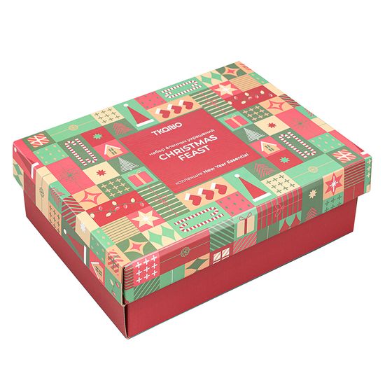 Набор ёлочных украшений christmas feast коллекции new year essential