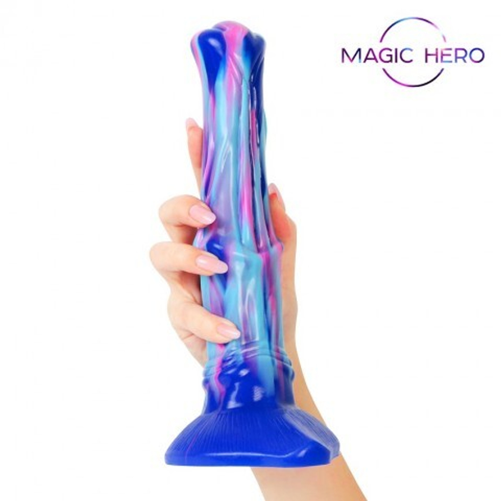 Фаллоимитатор Magic Hero (25×5,5 см) разноцветный
