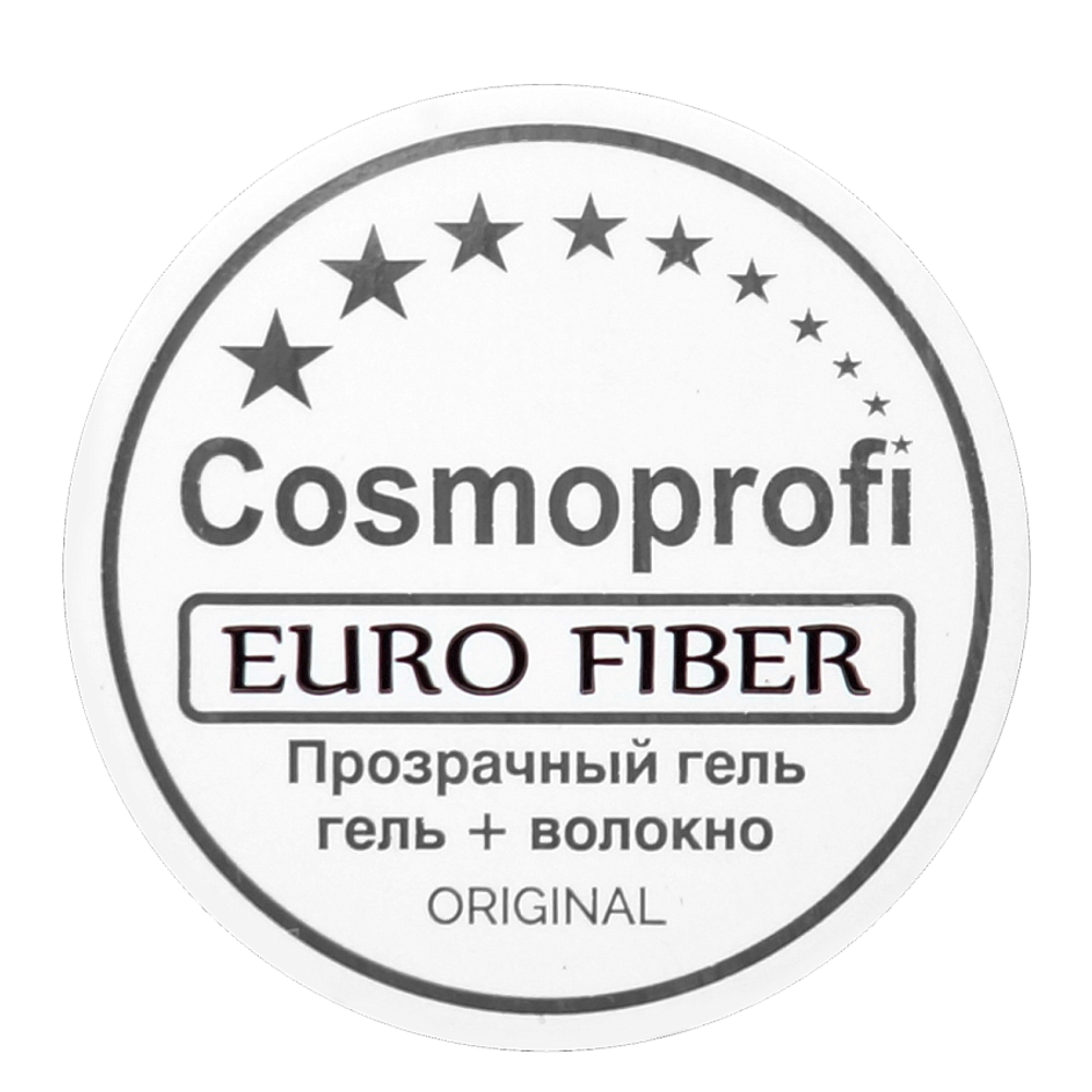 Гель со стекловолокном Euro Fiber 15гр Cosmoprofi
